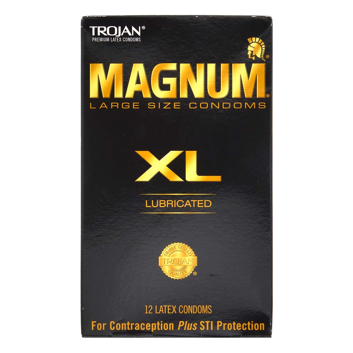 Trojan Magnum XL Extra Large 63/58mm 12's Pack Latex Condom-p_2