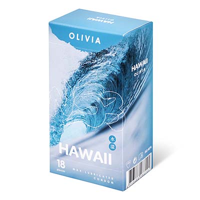 奥莉维亚 夏威夷水漾 18 片装 乳胶安全套-thumb
