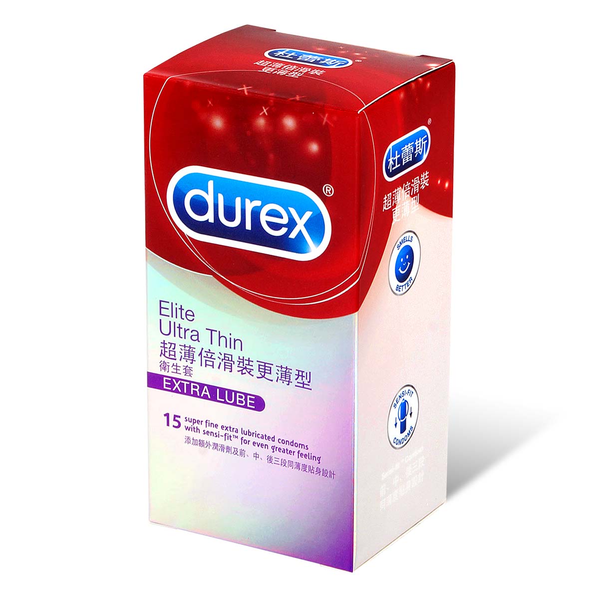 Durex Elite Ultra Thin 15's Pack Latex Condom-p_1