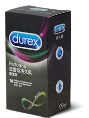 Durex Performa 杜蕾斯 持久装 18 片装 乳胶安全套-p_1