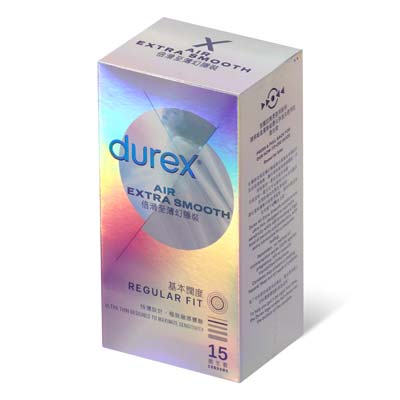 Durex Air Extra Smooth 15's pack Latex Condom-thumb