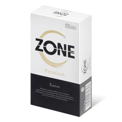 JEX ZONE Premium 5 片裝 乳膠安全套-thumb