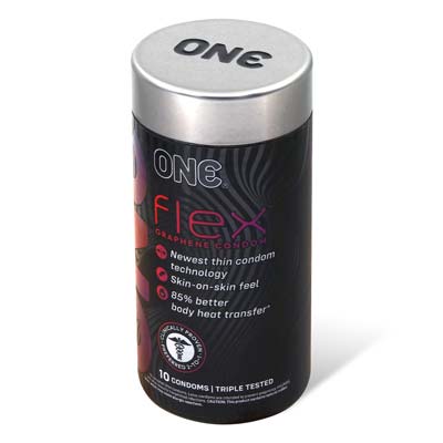 ONE Flex Graphene 10 片装 乳胶安全套-thumb