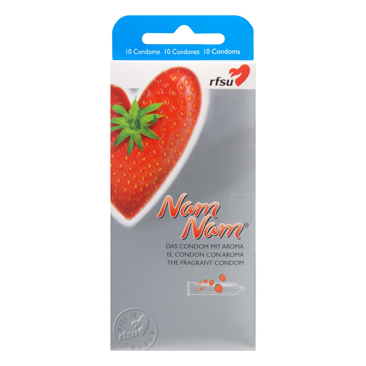 RFSU 瑞心 草莓香味 10 片装 乳胶安全套-p_2