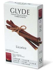 Glyde Vegan Condom Licorice 10's Pack Latex Condom-p_1