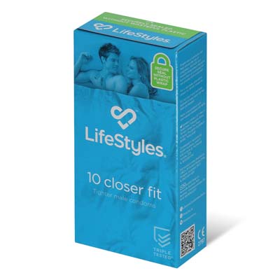 LifeStyles 紧贴 49mm 乳胶安全套 10 片装-thumb