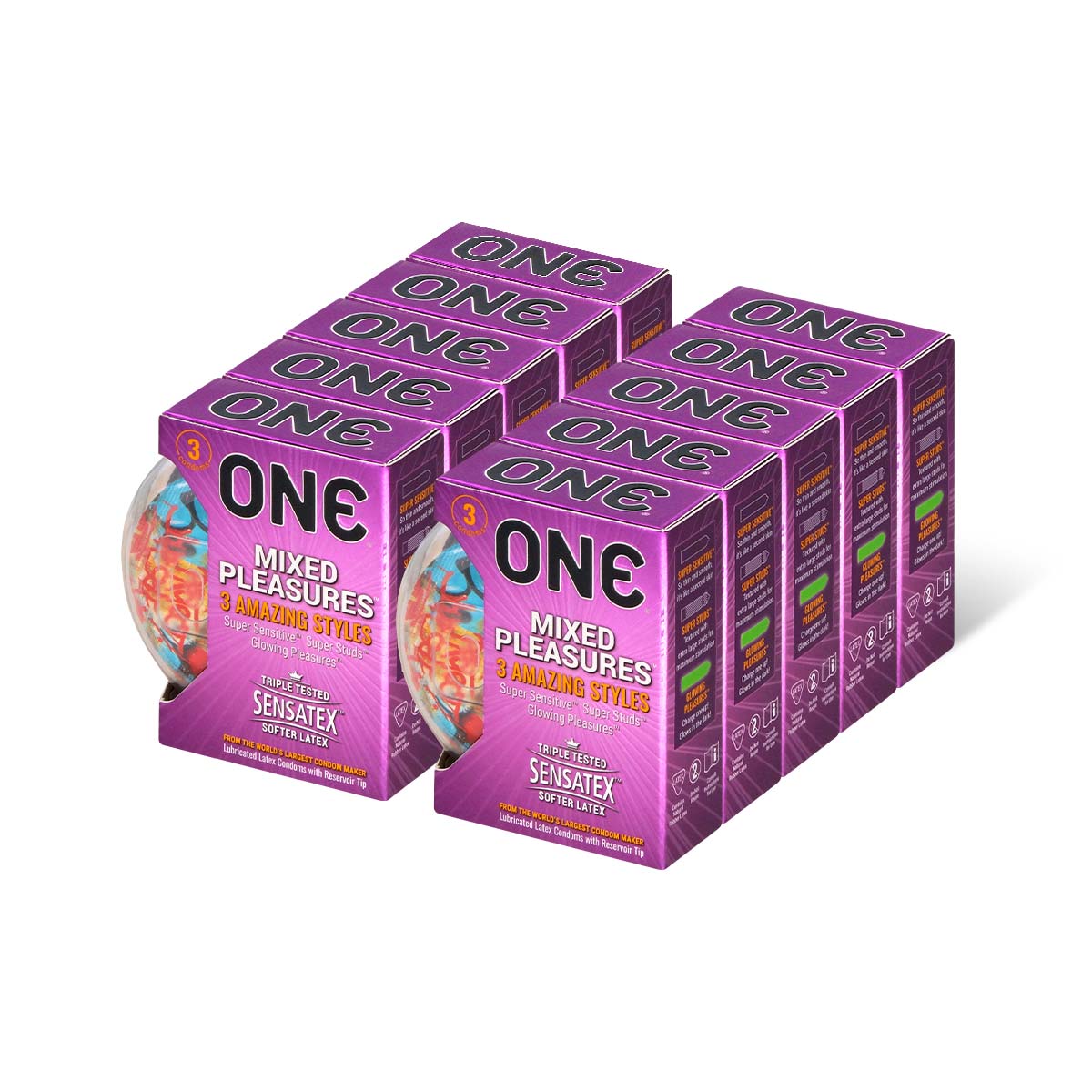 ONE 多重欢乐 30 片装 乳胶安全套 (Short Expiry)-p_1