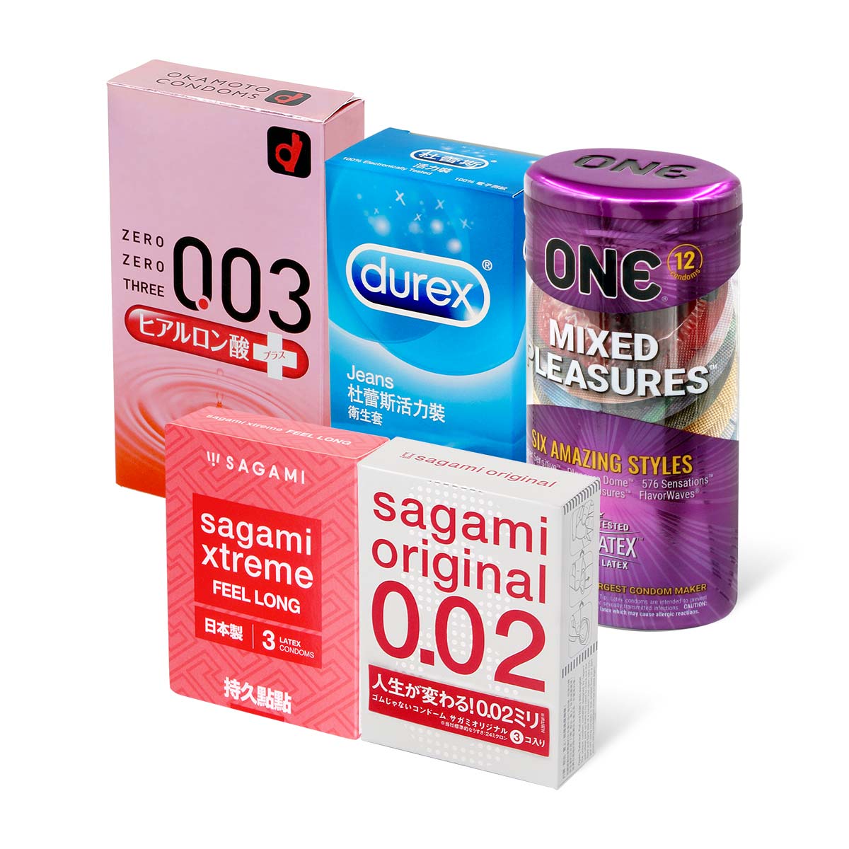 Sampson Recommended Value Type Combo Set 40 pieces condom-p_1