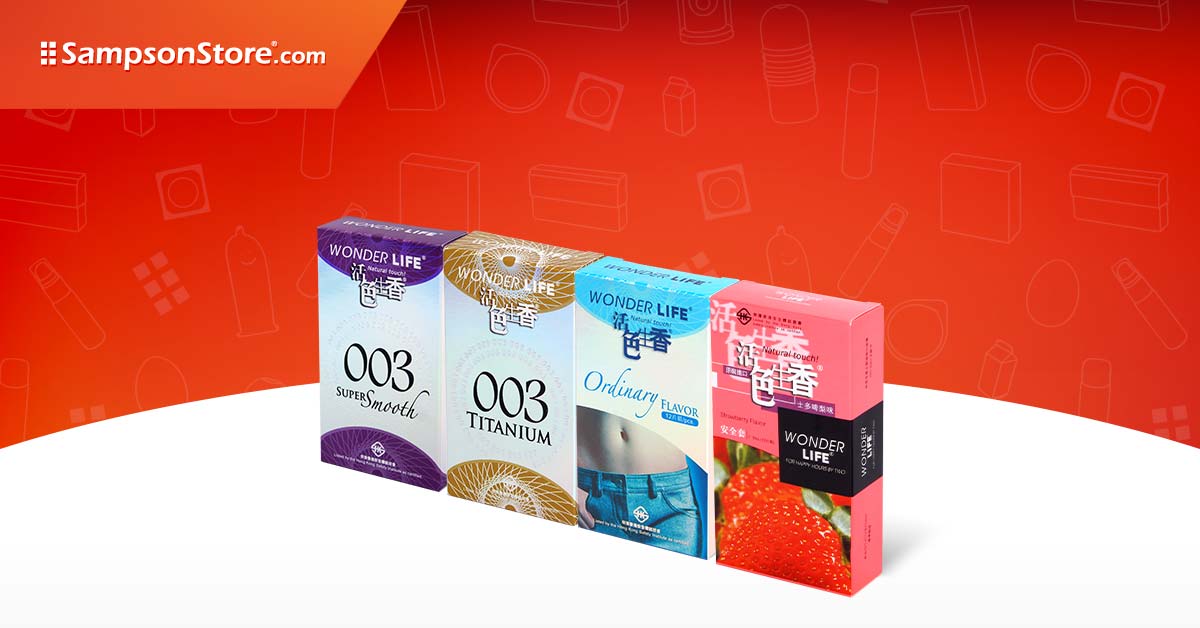 Wonder Life Sampler Pack 44 pieces condom Sampson Store