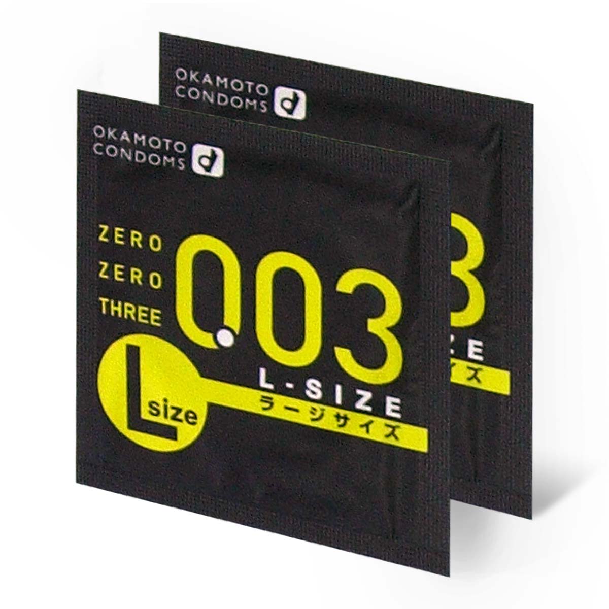 Zero Zero Three 0.03 L-size (Japan Edition) 58mm 2 pieces Latex Condom-p_1