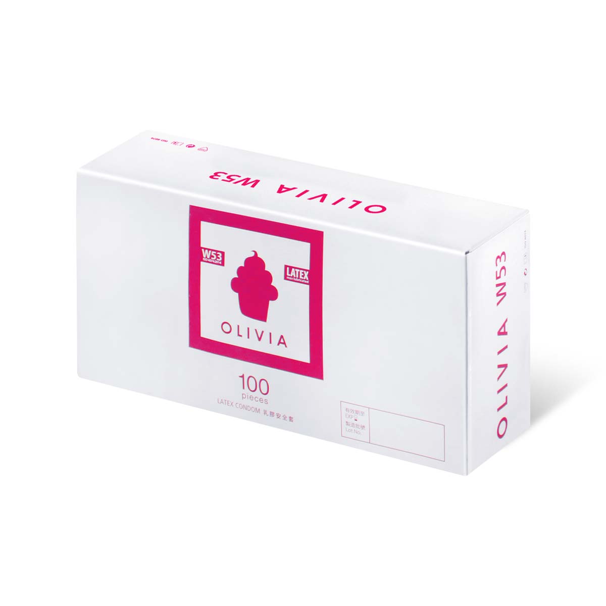 Olivia W53 max-lubricated 100 pieces bulk pack Latex Condom-p_1