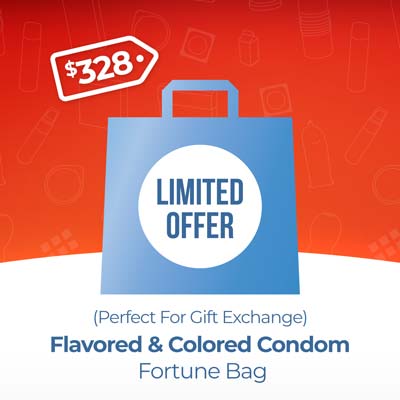 Flavored & Colored Condom Fortune Bag (Perfect For Gift Exchange)-thumb