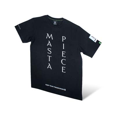 MastaMic MASTAPIECE x Fingercroxx T-Shirt Black (XXL-Size)