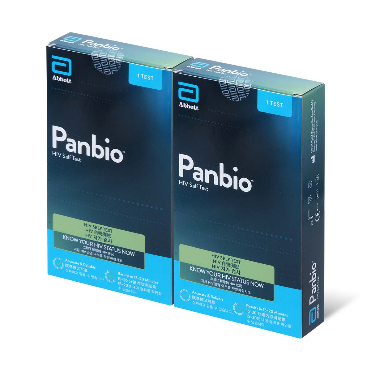 美国雅培 PANBIO 爱滋病病毒 (HIV) 快速自我检验器套装-p_1