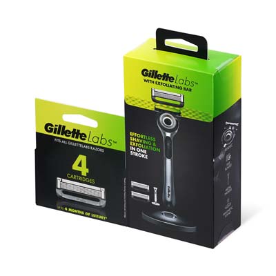 Gillette Labs Bar Razor with 4-Blade Refill Set-thumb