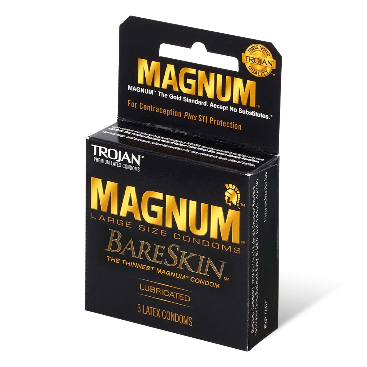 Trojan Magnum BareSkin 62/55mm 3's Pack Latex Condom-p_1