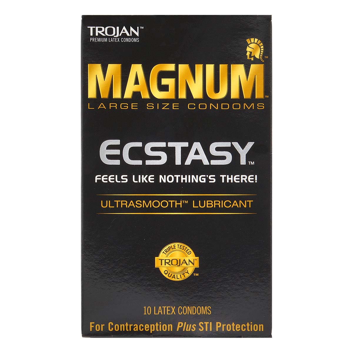 Trojan Magnum Ecstasy 73/53mm 10's Pack Latex Condom-p_2