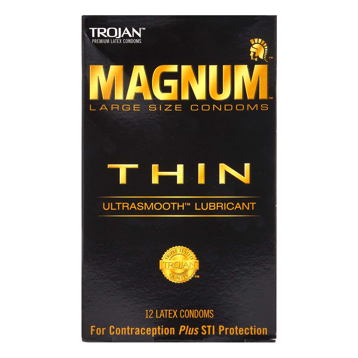 Trojan Magnum Thin 62/55mm 12's Pack Latex Condom-p_2