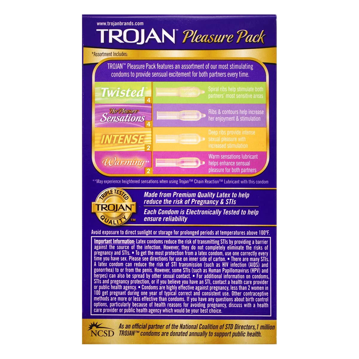 Trojan 战神 乐趣捆包 12 片装 乳胶安全套-p_3