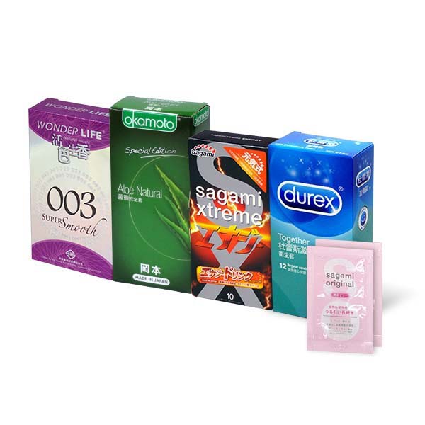 Sampson Recommended Value Type Combo Set A 44 pieces condom-p_1
