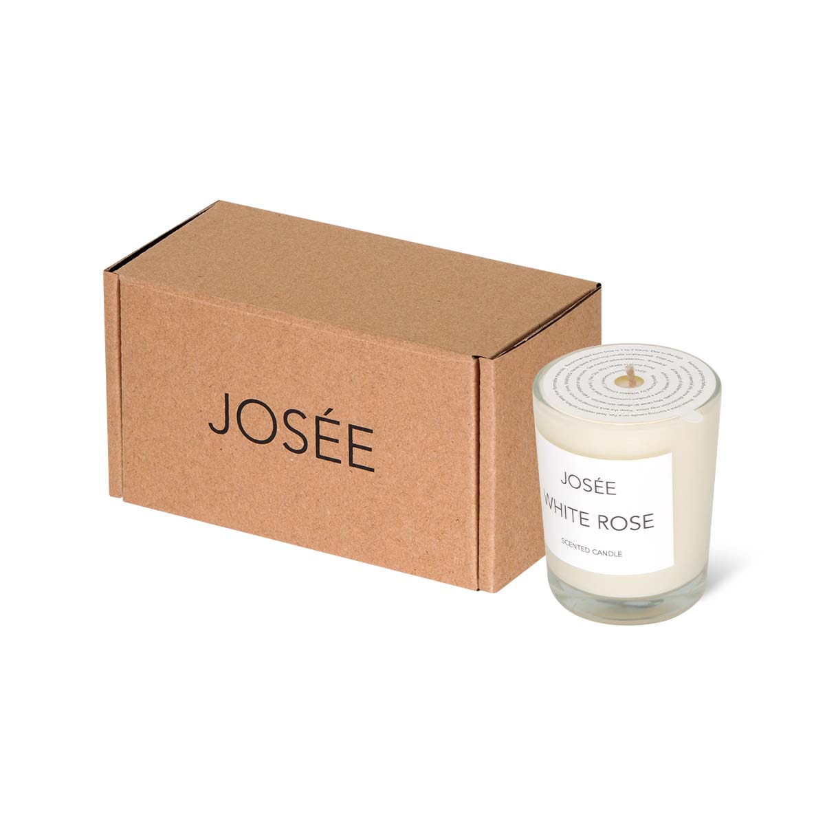 JOSEE (ジョセー) ホワイトローズ アロマキャンドル 70g-p_1