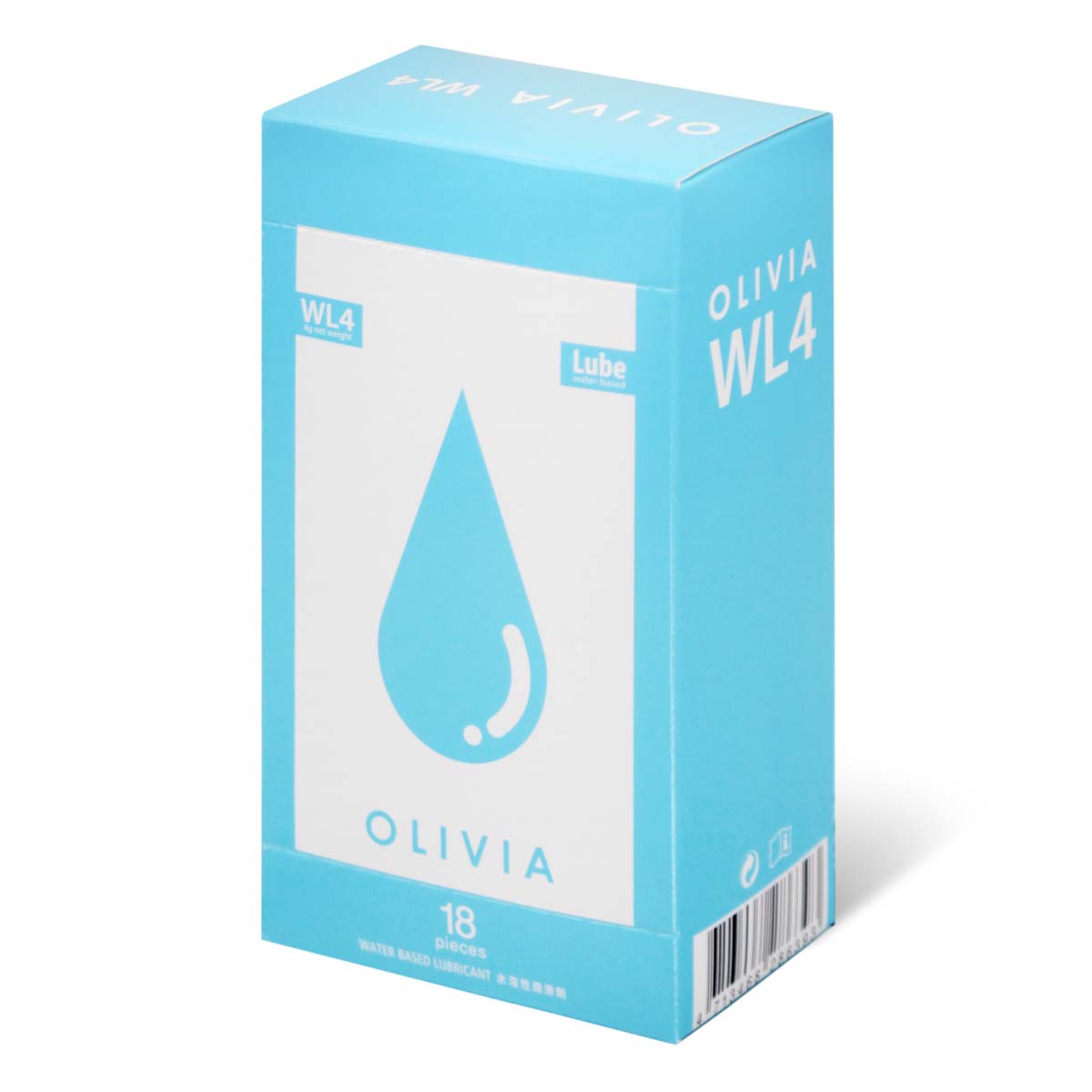 奥莉维亚 基本 WL4 旅行小包装 18 片装 水基润滑剂 (短效期)-p_1