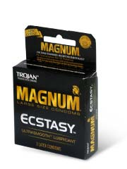 Trojan Magnum Ecstasy 72/55mm 3's Pack Latex Condom-p_1