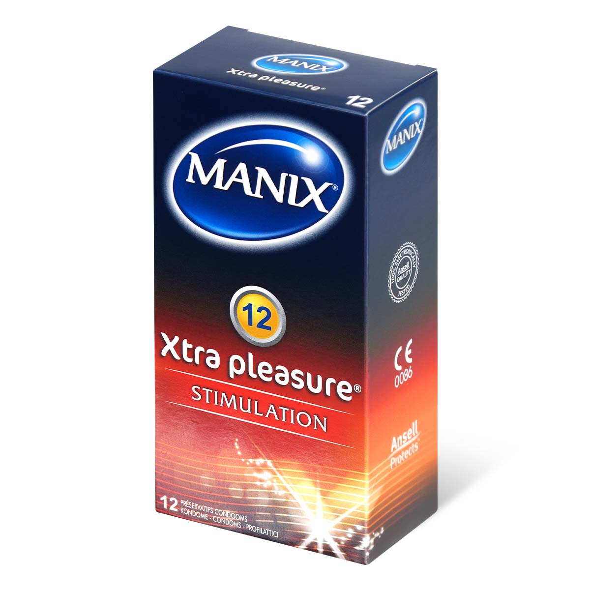 Manix 快感装 12 片装 乳胶安全套-p_1