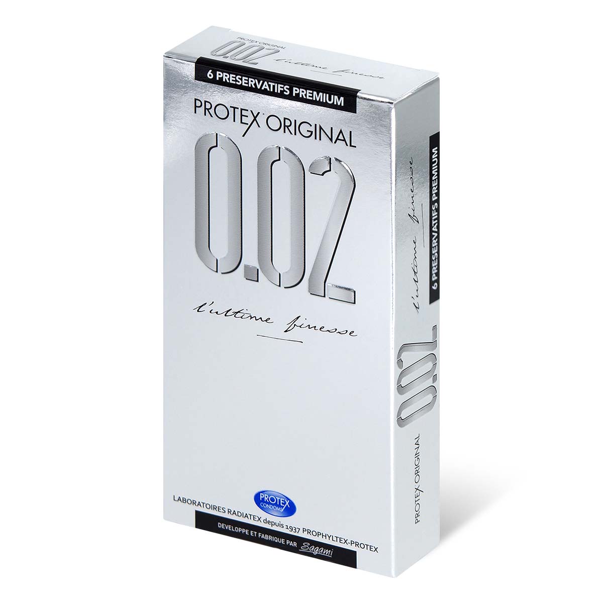 プロテックス (Protex) オリジナル 0.02 58mm ユルティム フィネス ポリイソプレン製コンドーム 6 個入-p_1