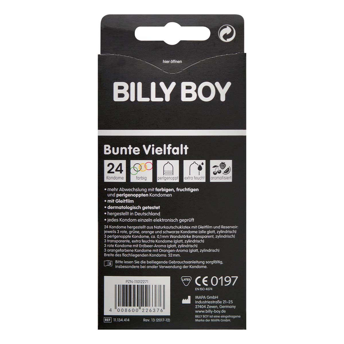 ビリー・ボーイ (Billy Boy)BILLY BOY カラー ダイバーシティ ラテックスコンドーム 24個入-p_3
