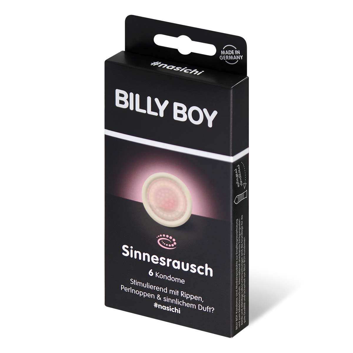 BILLY BOY Sensory Rush 6's Pack Latex Condom-thumb_1