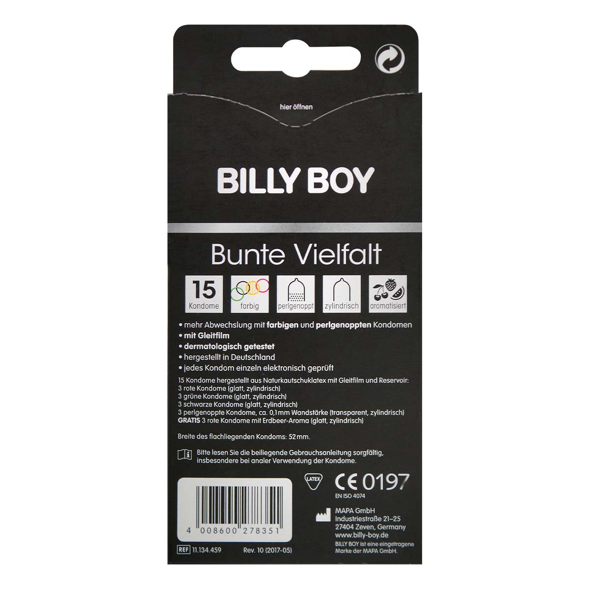 ビリー・ボーイ (Billy Boy) サムシング スイーツ ラテックスコンドーム 15個入-p_3