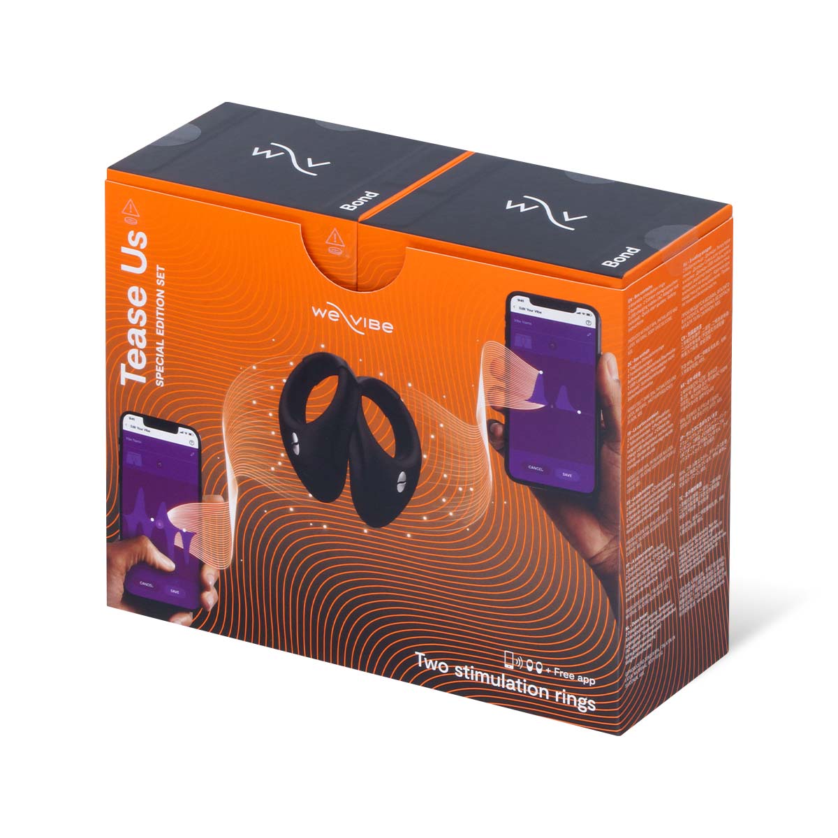 We-Vibe ティーズ アス セット ボックス ボンド + ボンド・ブラック-p_1