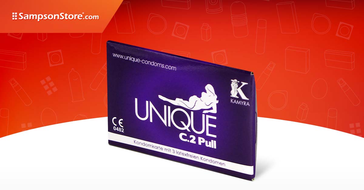Kamyra NonLatex Unique C.2 Pull 3's Pack Synthetic Condom Sampson Store