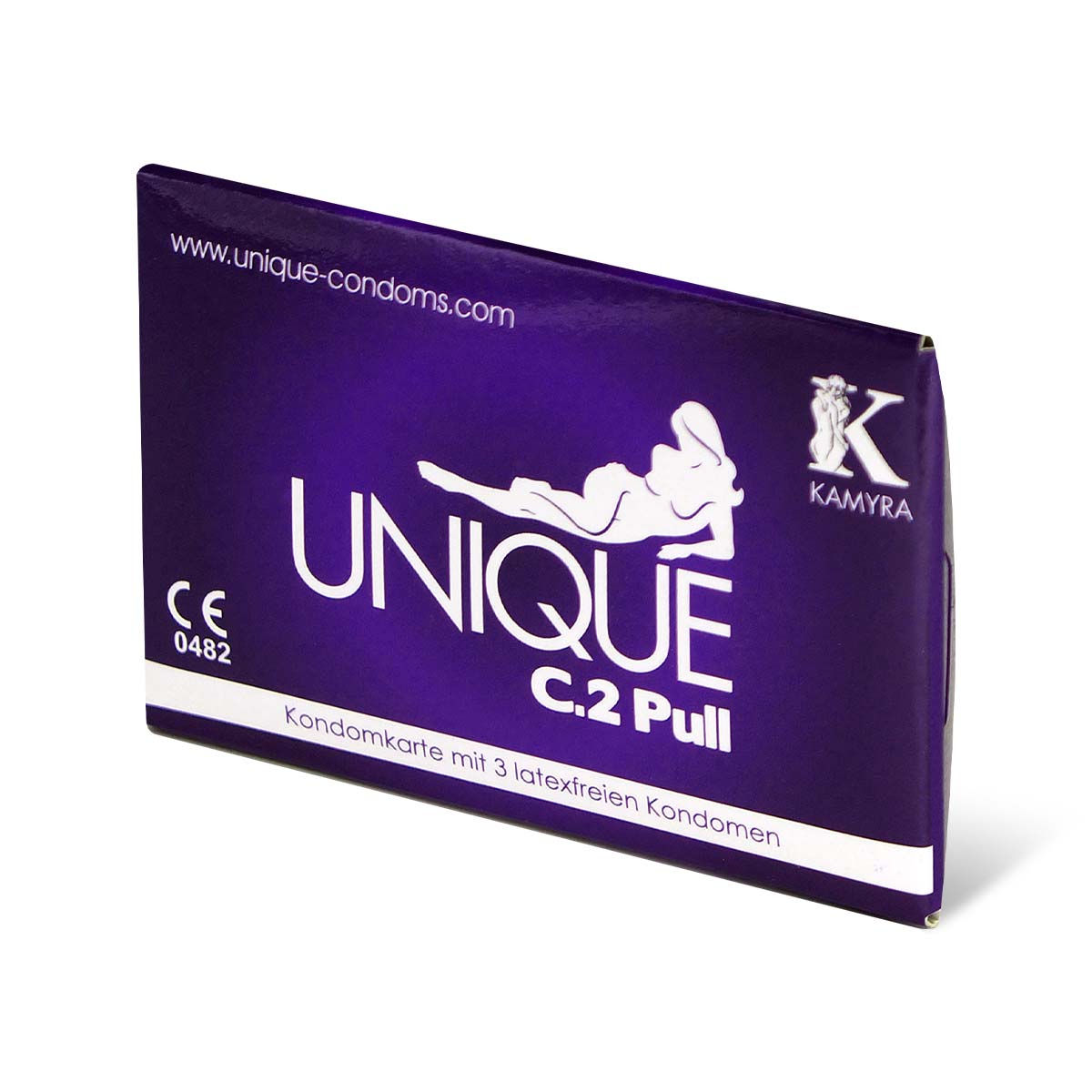 Kamyra Non-Latex Unique C.2 Pull 3's Pack Synthetic Condom-thumb_1