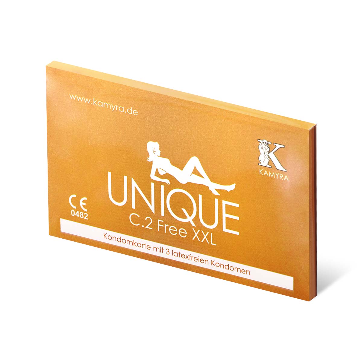 Kamyra Non-Latex Unique C.2 Free XXL 66mm 3's Pack Synthetic Condom-p_1