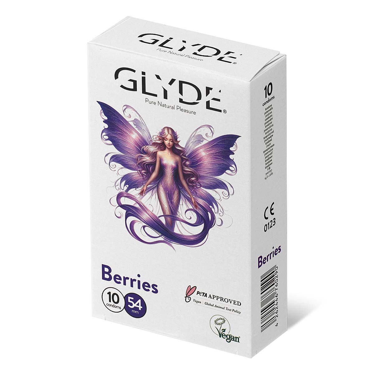 Glyde 格蕾迪 素食主义安全套 野莓香 10 片装 乳胶安全套-p_1