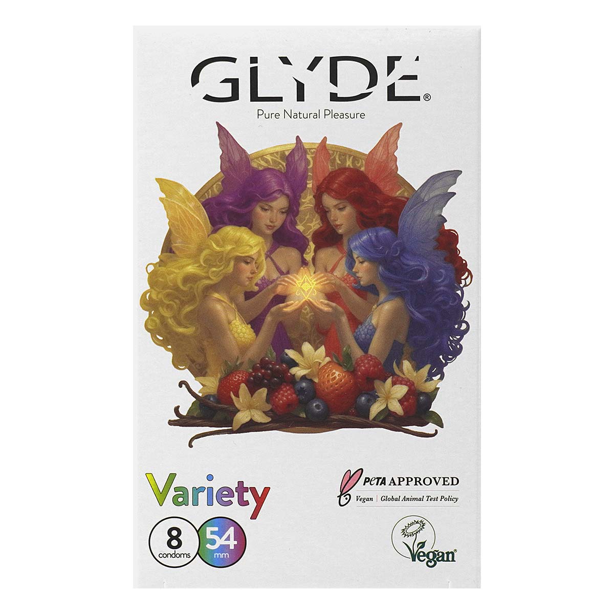 Glyde 格蕾迪 素食主義安全套 什錦香 8 片裝 乳膠安全套-p_2