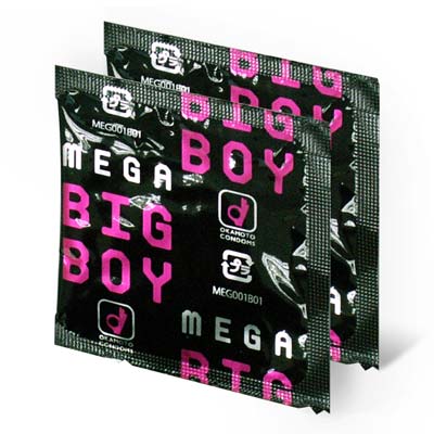 Mega Big Boy 72mm (Japan Edition) 2 pieces Latex Condom-thumb