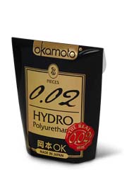 Okamoto 0.02 Hydro Polyurethane 3's Pack PU Condom-p_1
