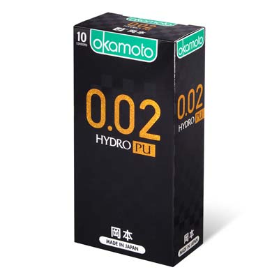 Okamoto 0.02 Hydro Polyurethane 10's Pack PU Condom-thumb