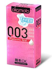 Okamoto 0.03 Hyaluronic acid 10's Pack Latex Condom-thumb