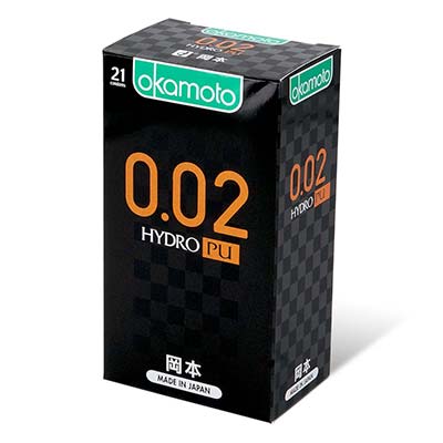 Okamoto 0.02 Hydro Polyurethane 21's Pack PU Condom-thumb