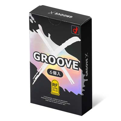 Okamoto GROOVE X Real Fit (Japan Edition) 6's Pack Latex Condom-thumb
