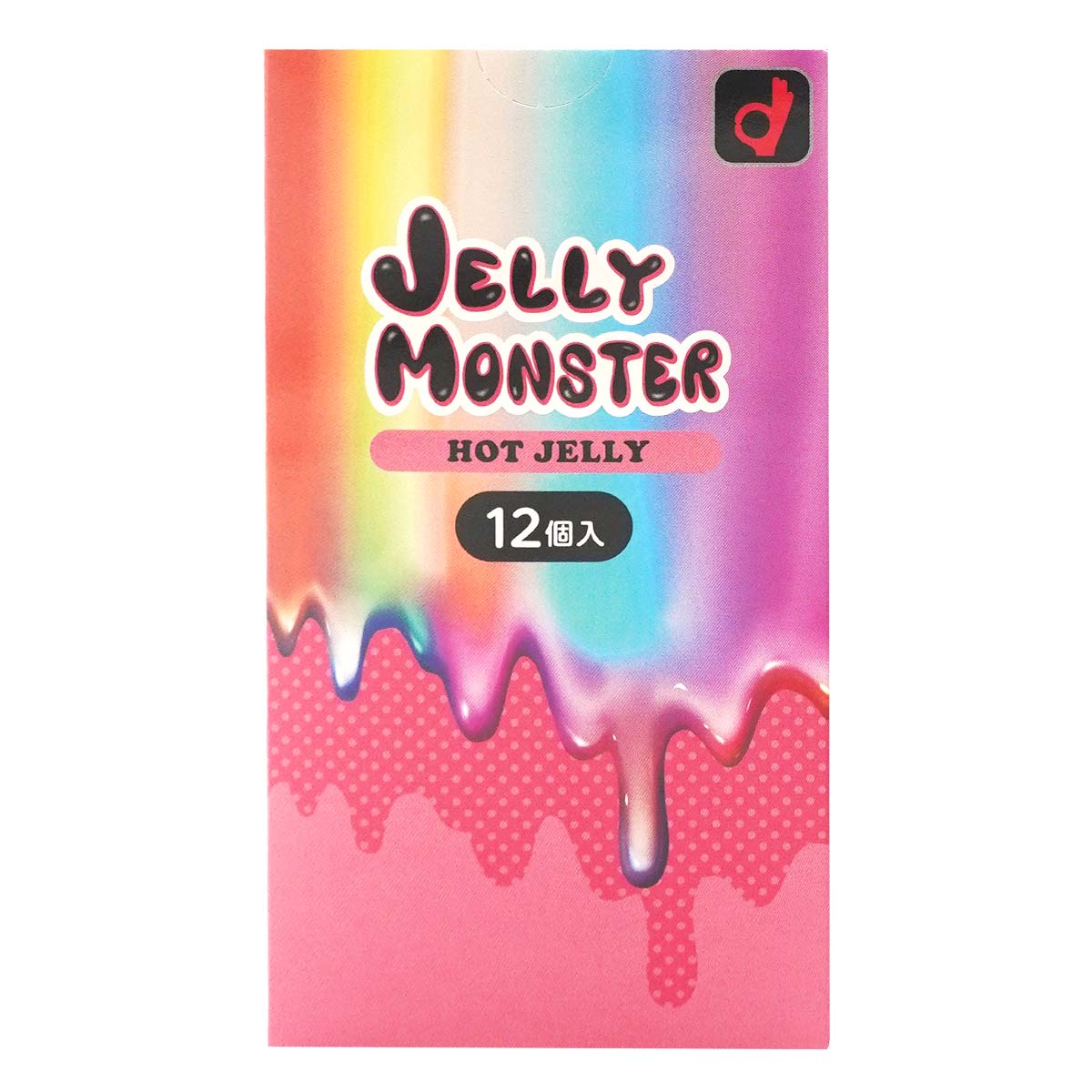 オカモト JELLY MONSTER ジェリーモンスター ホットゼリー 12 個入 ラテックスコンドーム-p_2
