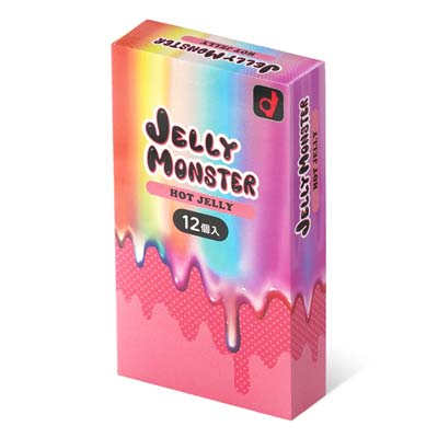 Okamoto Jelly Monster Hot Jelly (Japan Edition) 12's Pack Latex Condom-thumb