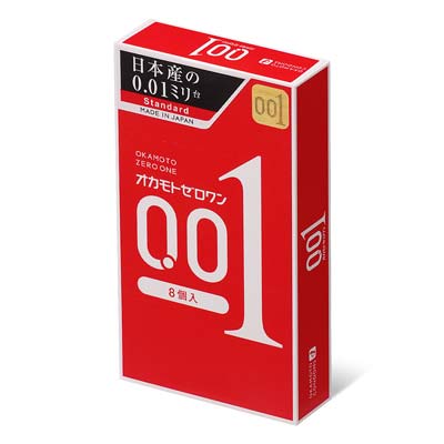 Okamoto 0.01 8's Pack PU Condom-thumb