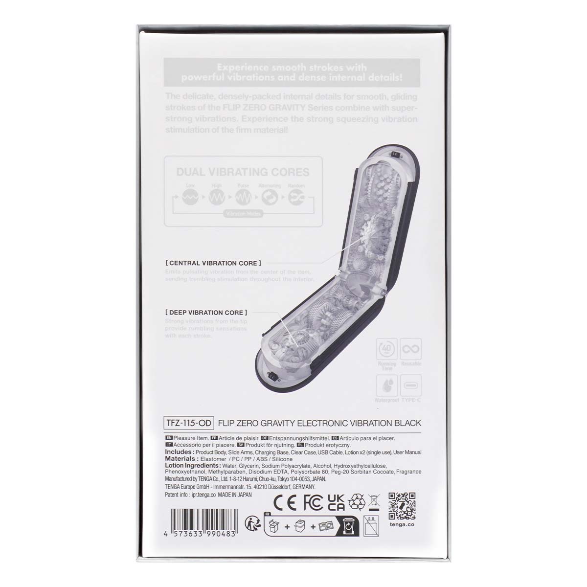 TENGA FLIP 0 (ZERO) GRAVITY ELECTRONIC VIBRATION BLACK (TYPE-C)-p_3