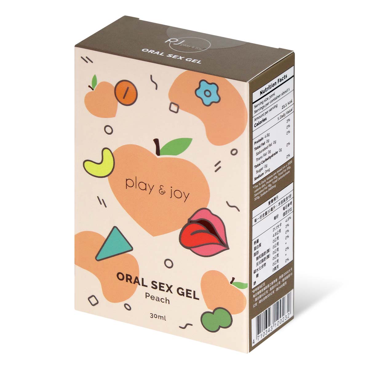 PLAY & JOY ORAL SEX GEL 30ml (Peach Flavour)-thumb_1