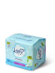 Kotex 2-in-1 dual cover series - ultra thin 23cm with wings 18's Pack-p_1